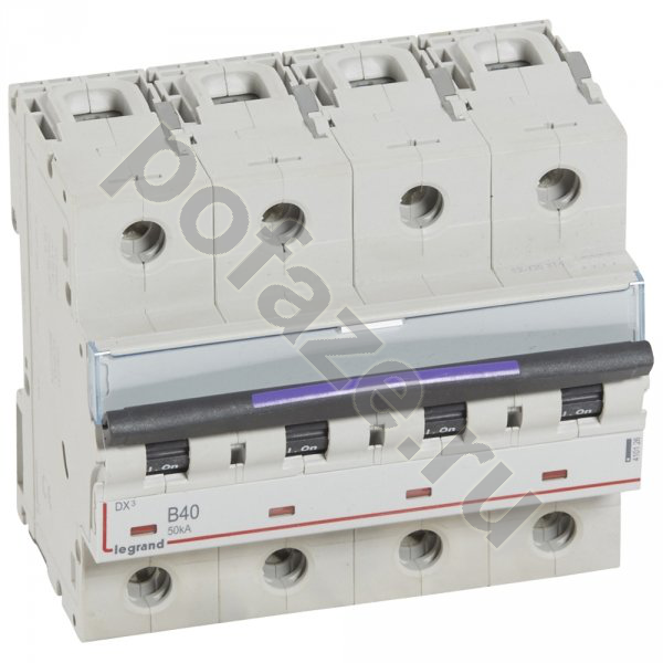 Автоматический выключатель Legrand DX3 4П 40А (B) 50кА