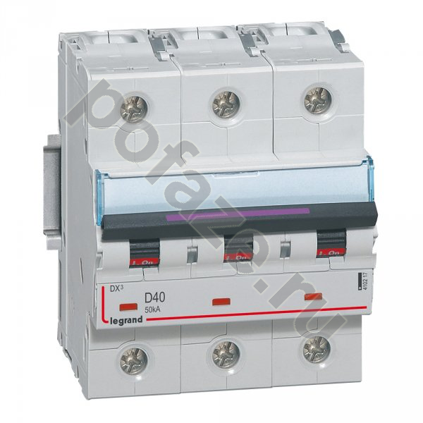 Автоматический выключатель Legrand DX3 3П 40А (D) 50кА