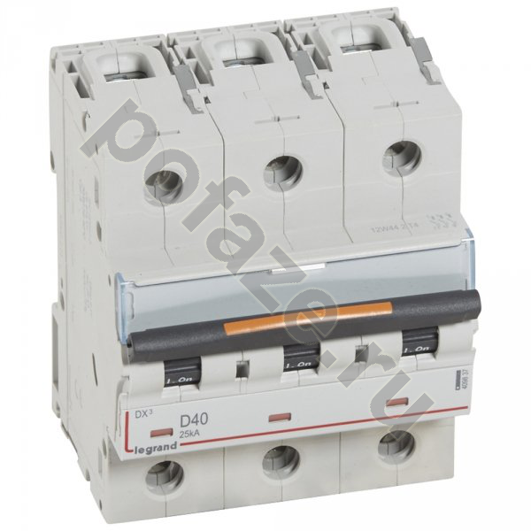 Автоматический выключатель Legrand DX3 3П 40А (D) 25кА