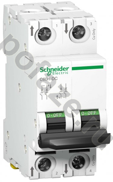 Schneider Electric Acti 9 C60H-DC 2П 0.5А (C) 10кА (DC)