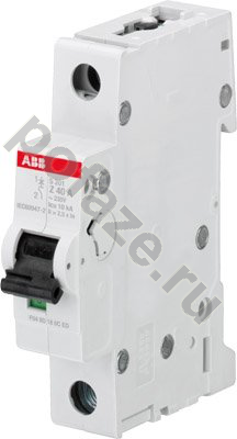 Автоматический выключатель ABB S201 1П 1.6А (Z) 6кА