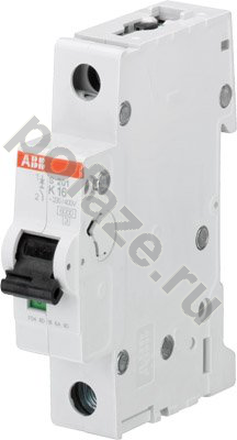 Автоматический выключатель ABB S201 1П 0.5А (K) 6кА