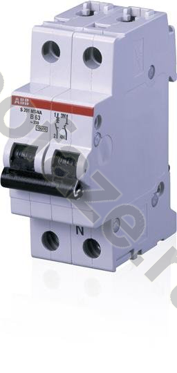Автоматический выключатель ABB S201MT 1П+Н 50А (D) 10кА