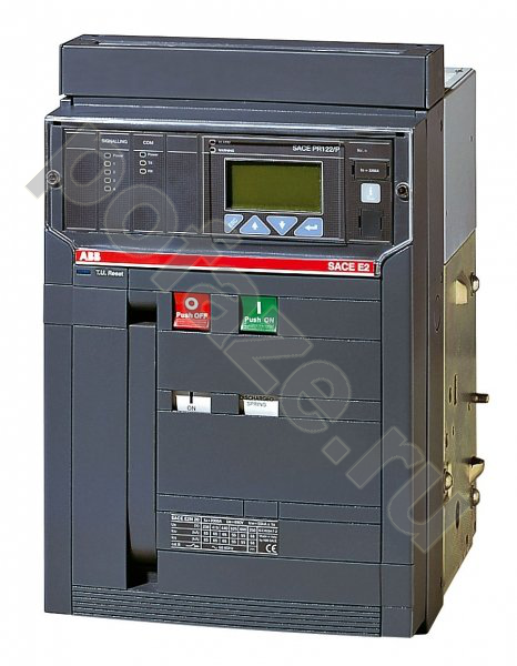 Автоматический выключатель выкатной ABB Emax E2N 3П 1250А 65кА 2НО+2НЗ W MP (IP2X)