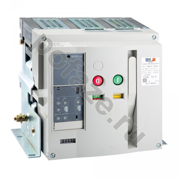 Автоматический выключатель стационарный КЭАЗ OptiMat 3П 1000А 85кА 3НО+3НЗ (IP20)