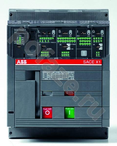 Автоматический выключатель стационарный ABB X1L 4П 1000А 150кА F F (IP2X)