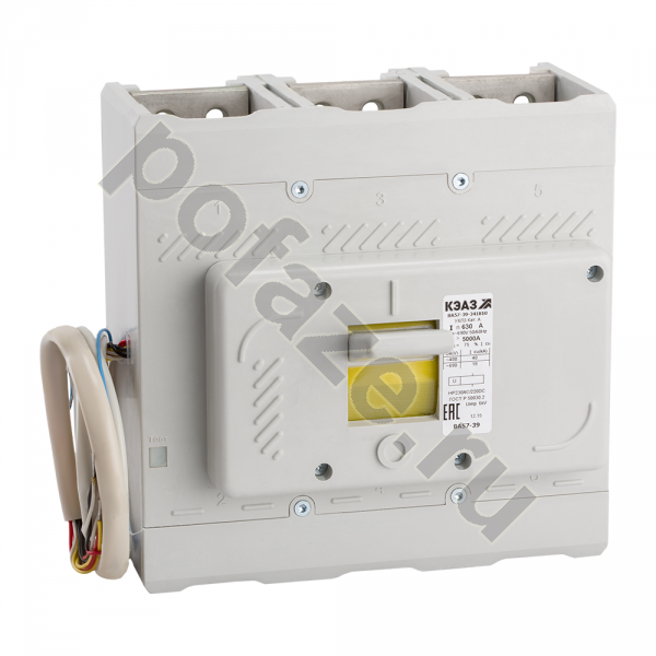 Автоматический выключатель стационарный КЭАЗ ВА57-39-631110 3П 630А 40кА 2НО+2НЗ (IP20)