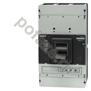 Автоматический выключатель стационарный Siemens VL800H 4П 800А 70кА (IP20)