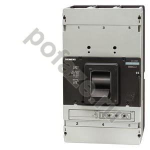 Автоматический выключатель стационарный Siemens VL1250H 3П 1250А 70кА (IP20)