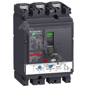 Автоматический выключатель стационарный Schneider Electric Compact NSX250N 3П 200А 50кА (IP30)