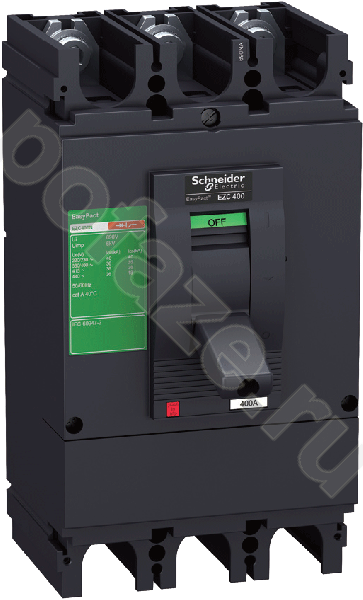 Автоматический выключатель стационарный Schneider Electric EasyPact EZC 400N 3П 320А 50кА (IP20)