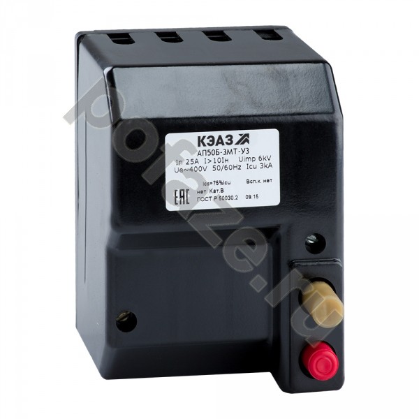 Автоматический выключатель КЭАЗ АП50Б-1М2ТД 2П 2.5А 0.4кА (IP00)