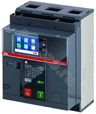 Автоматический выключатель стационарный ABB Emax2 E1.2B 4П 1250А 42кА F F (IP20)