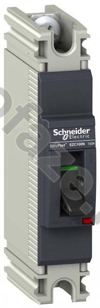 Автоматический выключатель стационарный Schneider Electric EasyPact EZC 100 1П 100А 2.5кА (IP20)