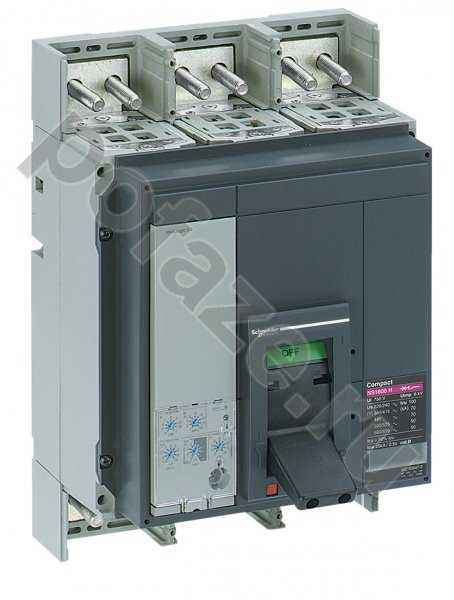 Автоматический выключатель стационарный Schneider Electric Compact NS630 3П 1600А 50кА (IP40)