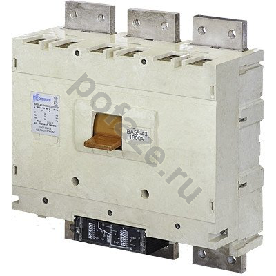 Автоматический выключатель стационарный Контактор ВА56-43-301110 3П 1600А 33.5кА (IP20)