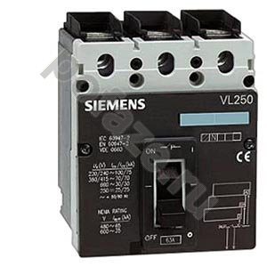 Siemens VL250N 3П 250А 40кА (IP20)