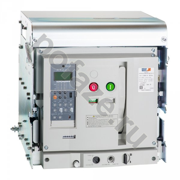 Автоматический выключатель выкатной КЭАЗ OptiMat 3П 3200А 100кА 3НО+3НЗ (IP20)