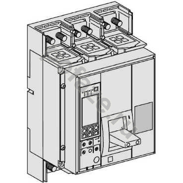 Автоматический выключатель стационарный Schneider Electric Compact NS630 4П 1250А 70кА (IP40)