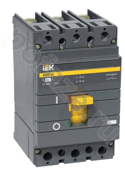 Автоматический выключатель стационарный IEK ВА88-35 3П 250А 35кА (IP20)