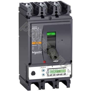 Автоматический выключатель стационарный Schneider Electric Compact NSX 3П 630А 200кА (IP30)