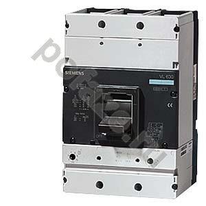 Siemens VL630N 3П 500А 55кА 2НО+2НЗ (IP20)