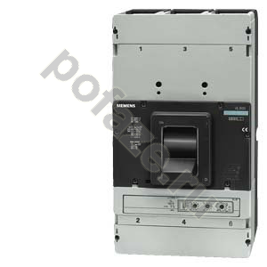 Siemens VL800N 3П 800А 55кА 2НО+2НЗ (IP20)