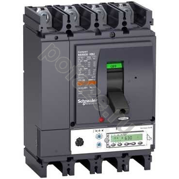 Автоматический выключатель стационарный Schneider Electric Compact NS630 4П 630А 100кА (IP30)