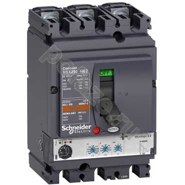 Автоматический выключатель стационарный Schneider Electric Compact NS630 3П 100А 100кА (IP30)