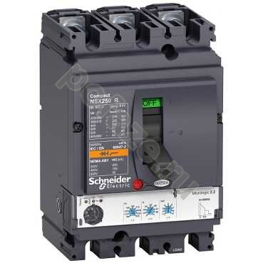 Автоматический выключатель стационарный Schneider Electric Compact NS630 3П 160А 200кА (IP30)