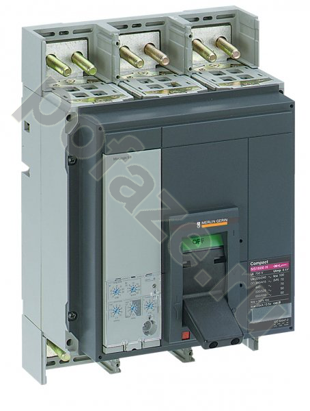Автоматический выключатель стационарный Schneider Electric Compact NS630 3П 630А 70кА (IP40)
