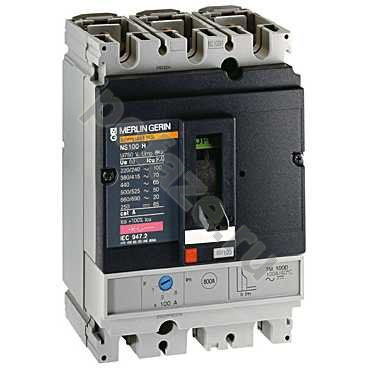 Schneider Electric Compact NS100N 3П 100А 36кА (IP40)