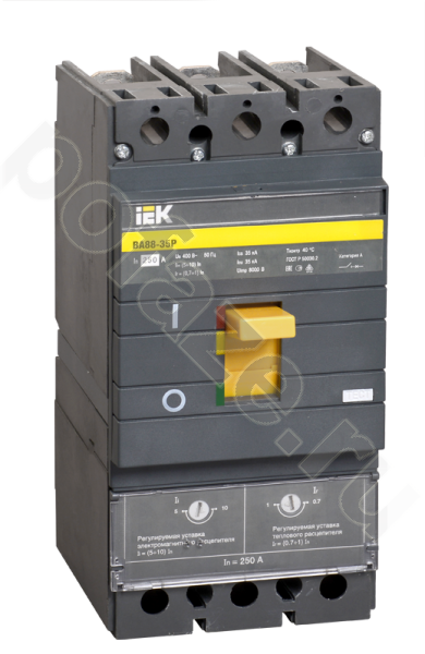 Автоматический выключатель стационарный IEK ВА88-35Р 3П 160А 35кА (IP20)