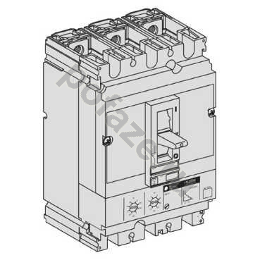 Автоматический выключатель стационарный Schneider Electric Compact NS160N 3П 160А 36кА (IP40)