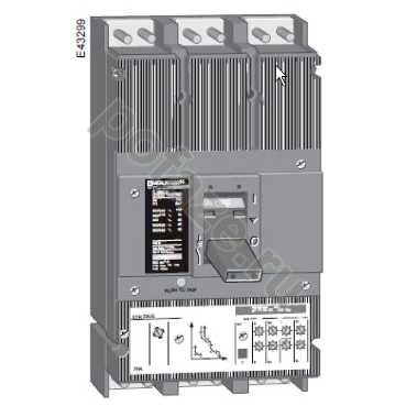 Автоматический выключатель Schneider Electric C801N 4П 800А 35кА (IP40)