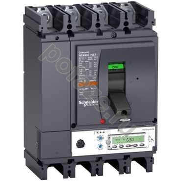 Автоматический выключатель стационарный Schneider Electric Compact NS630 4П 630А 100кА (IP40)