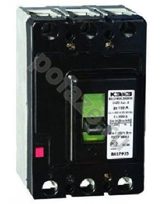 Автоматический выключатель стационарный КЭАЗ ВА57Ф35-340010 3П 63А 15кА (IP20)