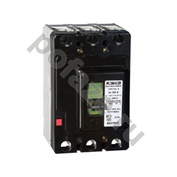 Автоматический выключатель КЭАЗ ВА57Ф35-340010 3П 50А (IP20)