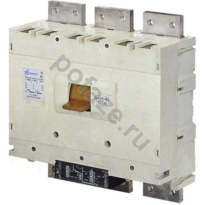 Автоматический выключатель стационарный Контактор ВА53-43-851810 2П 1600А 33.5кА (IP20)