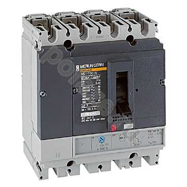 Schneider Electric Compact NS100N 4П 100А 36кА (IP40)