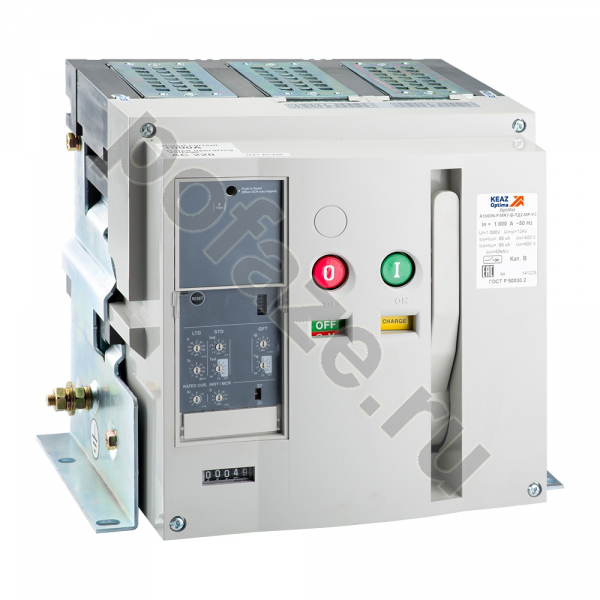Автоматический выключатель стационарный КЭАЗ OptiMat 3П 2000А 85кА 3НО+3НЗ (IP20)