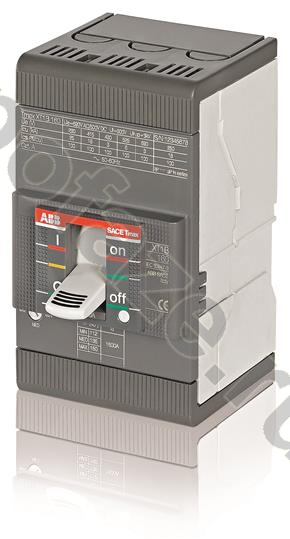 Автоматический выключатель стационарный ABB Tmax XT1B 3П 125А 18кА F F (IP40)