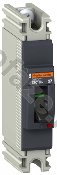 Автоматический выключатель стационарный Schneider Electric EasyPact EZC 100N 1П 100А 2.5кА (IP20)