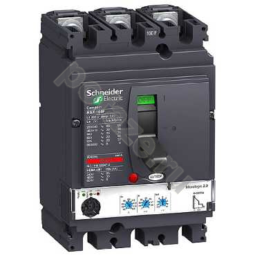 Автоматический выключатель стационарный Schneider Electric Compact NSX160F 3П 100А 36кА (IP30)