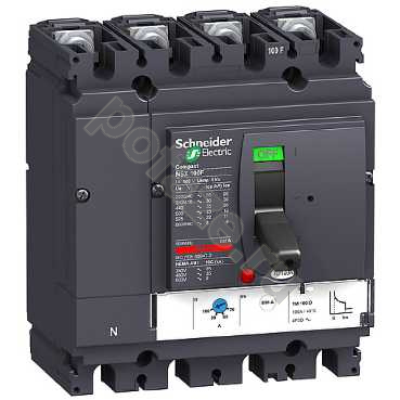 Schneider Electric NSX100N 4П 100А 50кА (IP40)