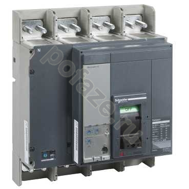 Автоматический выключатель стационарный Schneider Electric Compact NS630 4П 630А 50кА (IP40)