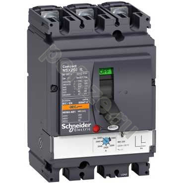 Автоматический выключатель стационарный Schneider Electric Compact NS630 3П 220А 200кА (IP30)