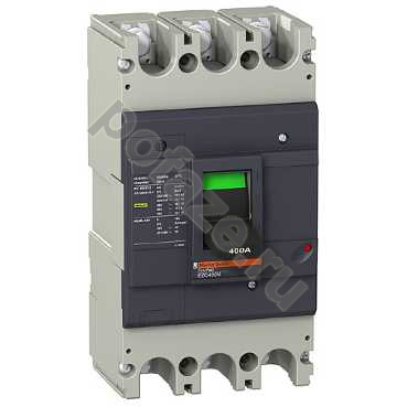 Автоматический выключатель стационарный Schneider Electric EasyPact EZC 400 3П 400А 36кА (IP20)