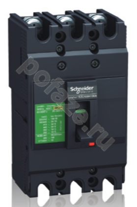 Автоматический выключатель стационарный Schneider Electric EasyPact EZC 100 3П 100А 7.5кА (IP20)