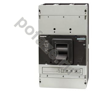 Siemens VL1250N 3П 1250А 55кА 2НО+2НЗ (IP20)